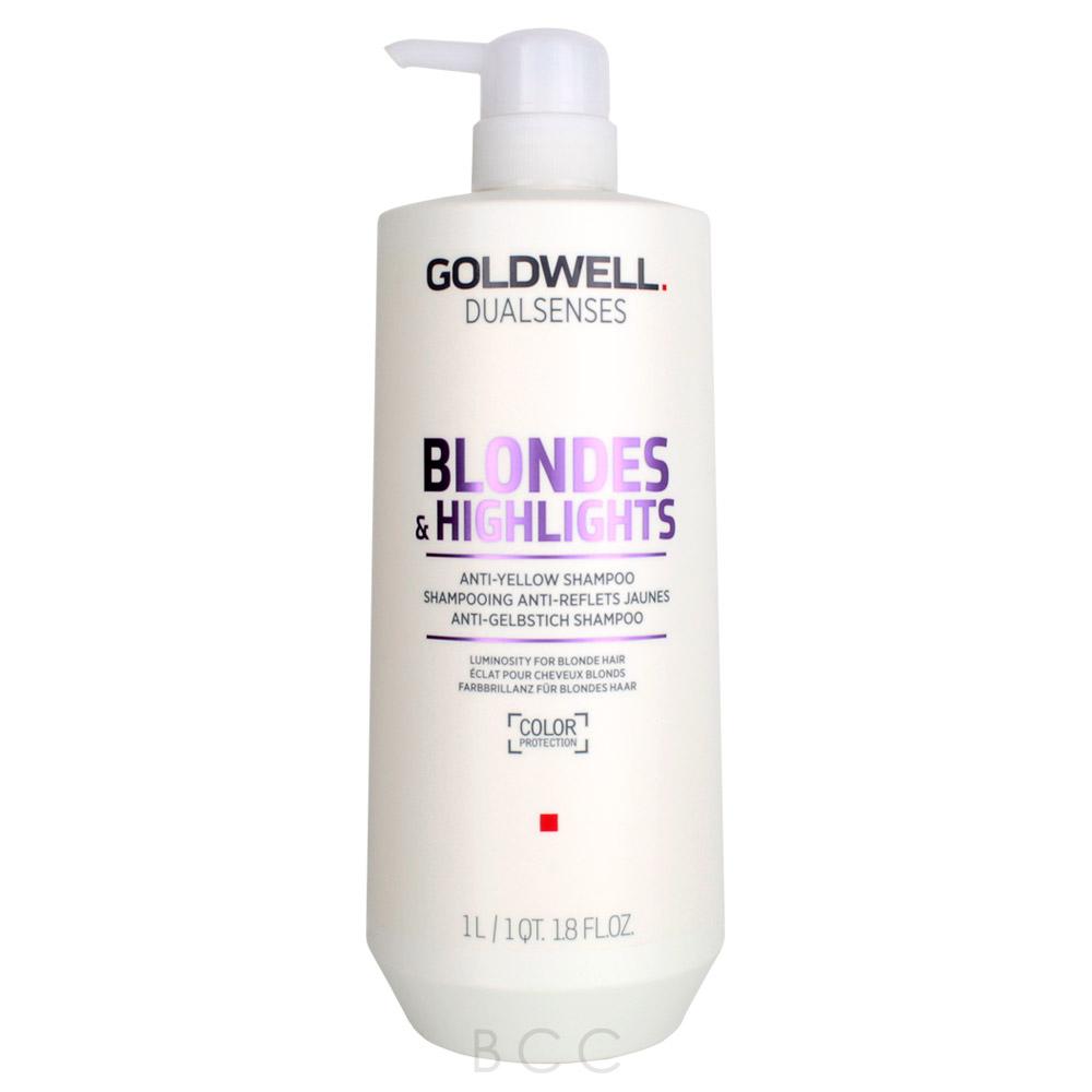 GOLDWELL Blonde & Highlight Anti-Yellow Shampoo