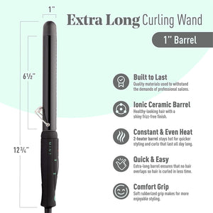 Mint Professional X Long Curling Iron 1"